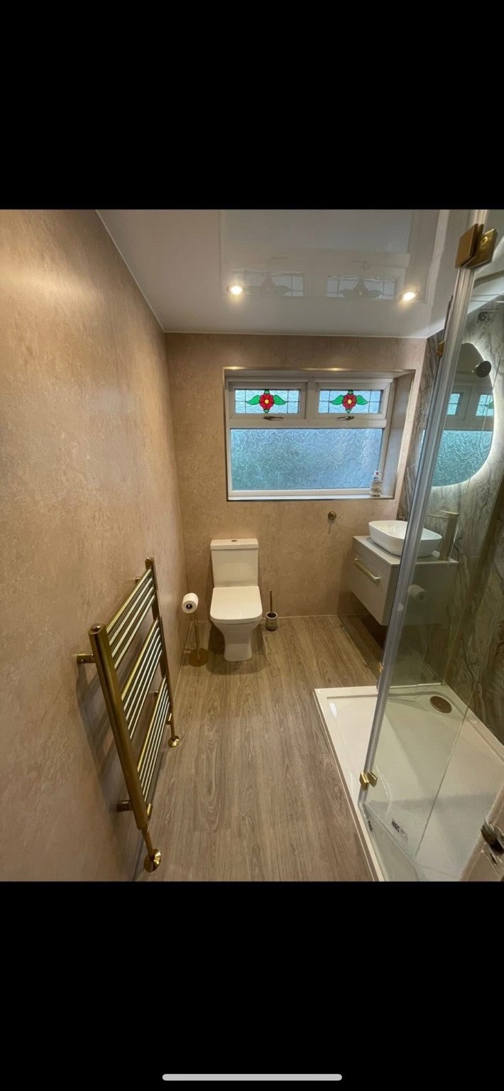 Bathroom after renovation