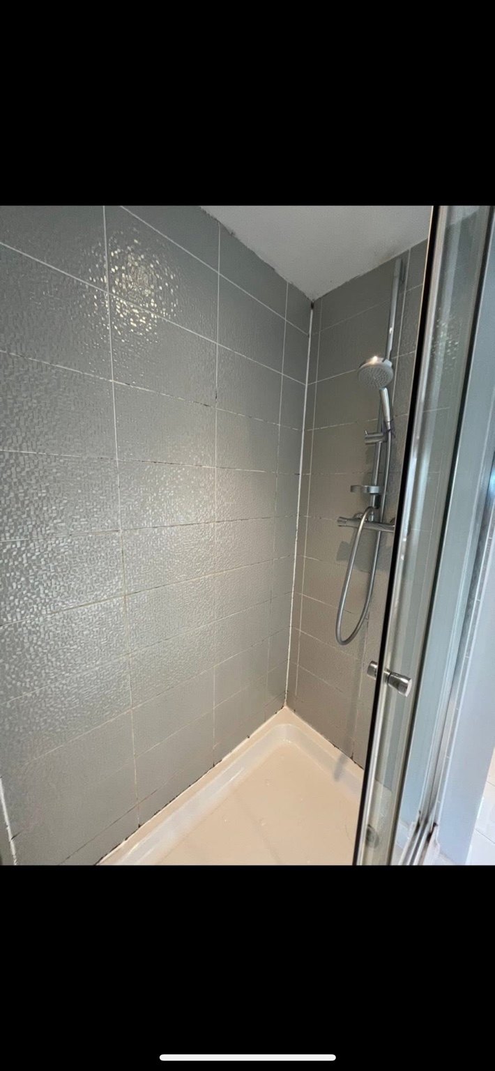 Shower before renovation